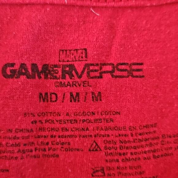 Excellent Marvel Spider-Man Boys Red Gamerverse Graphic Tee Shirt Size Medium - Picture 6 of 6
